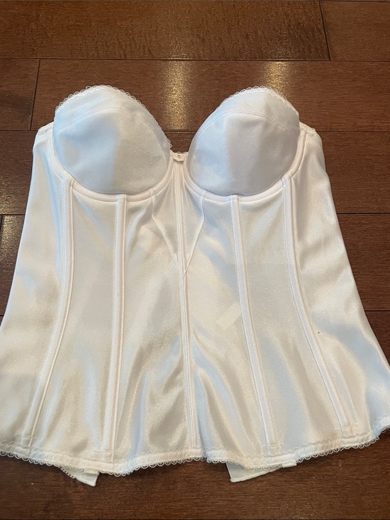 Other - White Strapless Longline Bustier Corset Top